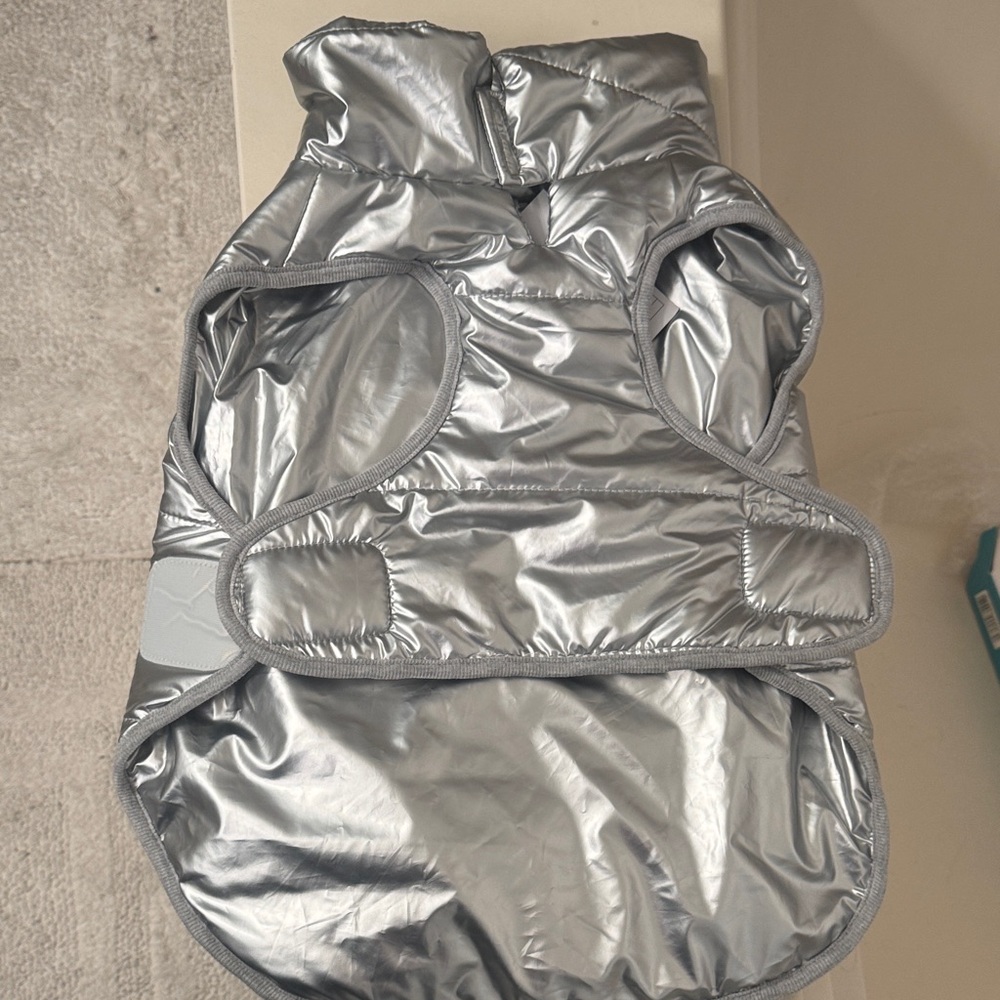 GAP Shiny Silver Pet Jacket